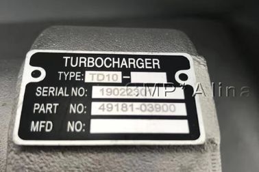 China TD10 49181-03900 Turbocompressor van Cmp van 4918103900 de TurboMotoronderdelenprestaties leverancier